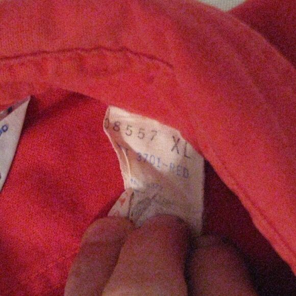 Vintage Five Brother Red Flannel Button Down Shirt - Picture 5 of 8